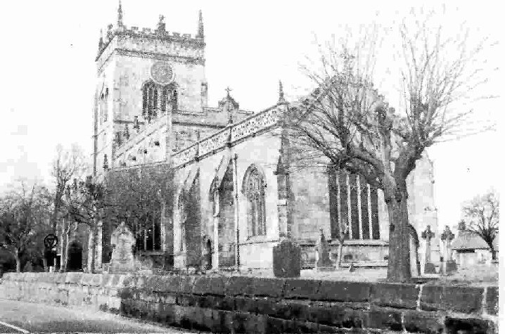 Old view of church